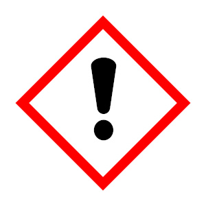 Gefahrensymbol reizend