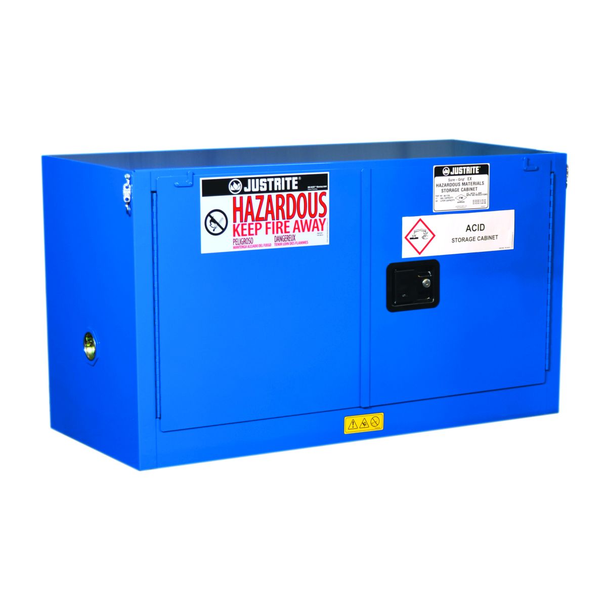 15186_1 ChemCor® Piggyback Sicherheitsschrank beschichtet max. Lagerkapazität 64 L