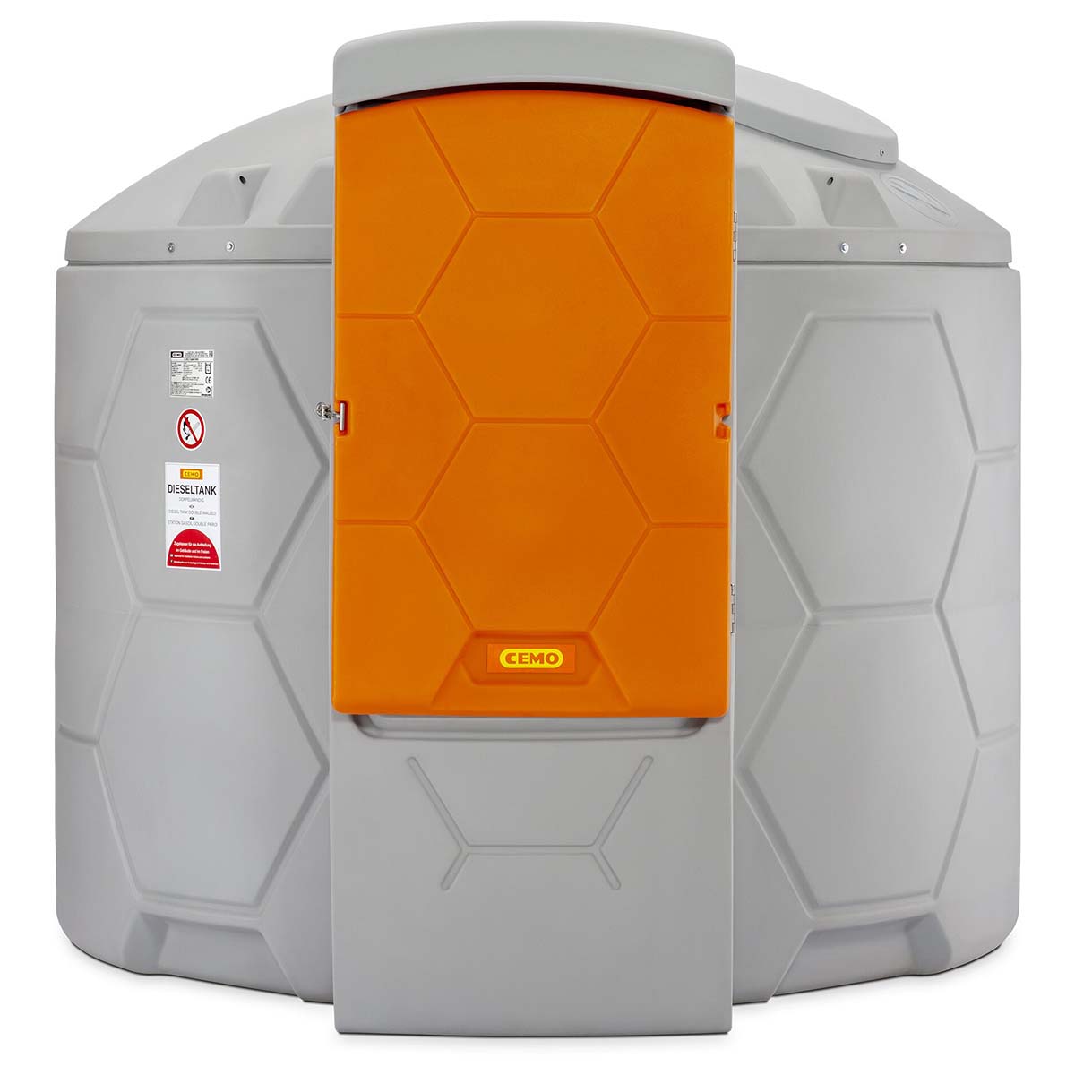 CUBE Dieseltank 7.500 l Outdoor fastfill Basic mit leistungsfähiger Tauchpumpe CENTRI SP 80