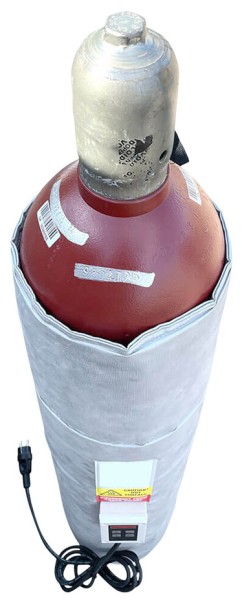 Heizmantel für Gasflaschen