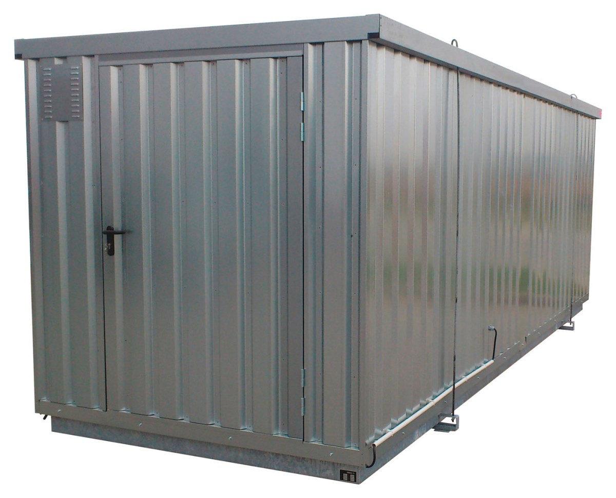 Gefahrstoffcontainer SRC 6.1W verzinkt mit 1-flügeliger Tür